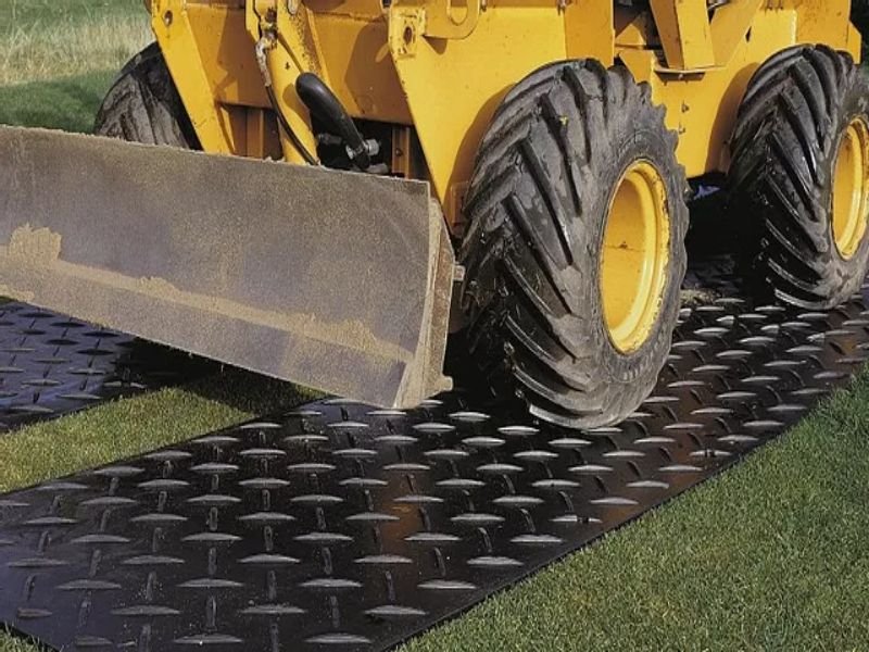 HDPE Composite Plastic Ground Protection Pad Temporary Construction Road Protector for Ground Protection - Image 8