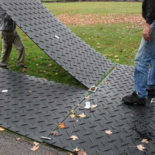 HDPE Composite Plastic Ground Protection Pad Temporary Construction Road Protector for Ground Protection - Image 7