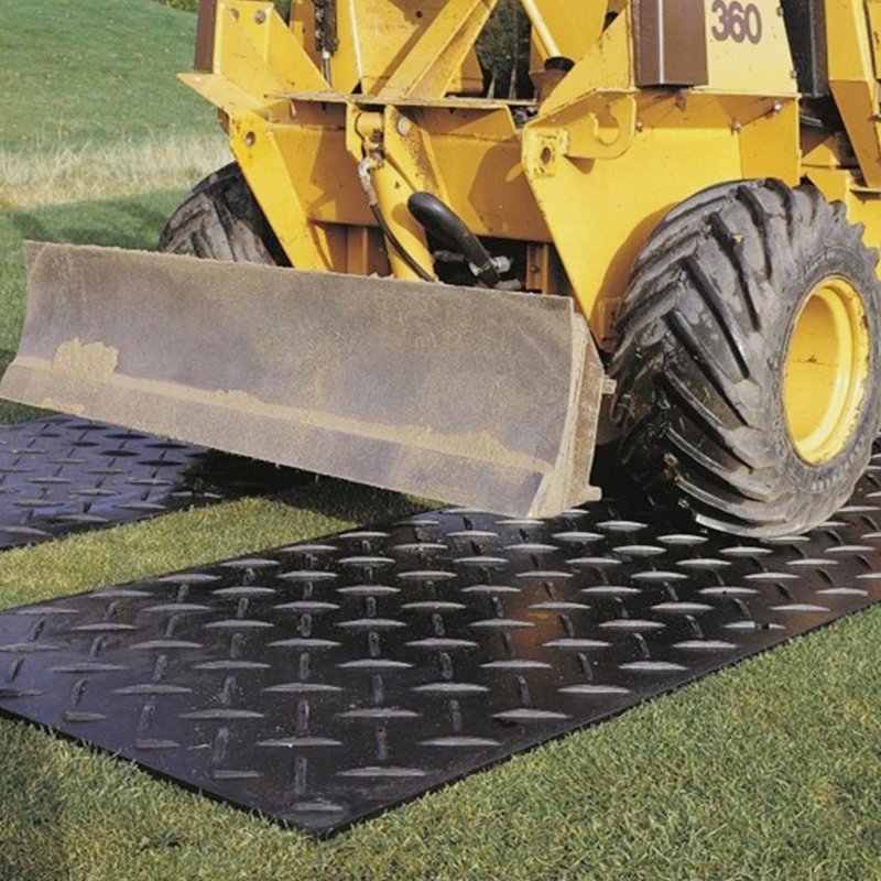 HDPE Composite Plastic Ground Protection Pad Temporary Construction Road Protector for Ground Protection - Image 2