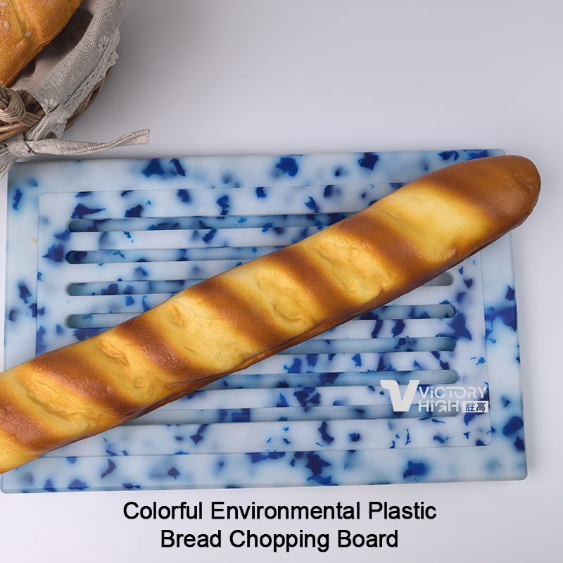 Recyclable Eco-Friendly Colorful Plastic Double Layer Bread Cutting Board - Image 4