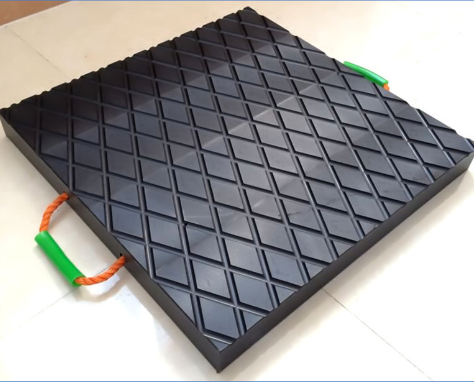 Antislip uhmwpe sheet hdpe mobile pad crane truck outrigger pad
