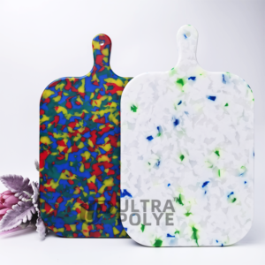custom Renewable Eco-friendly Plastic Board Colorful Cutting Boards steak plate